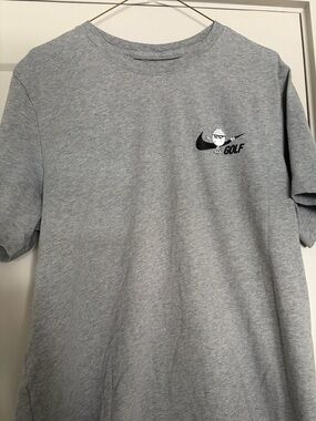Gray Nike golf T-Shirt